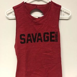 Savage Barbell- Crossback Tank Top